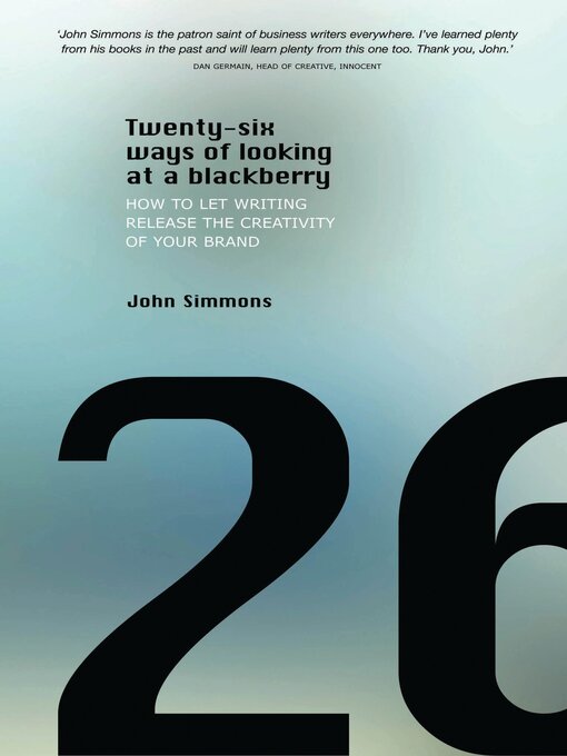 Cover image for Twenty-six Ways of Looking at a BlackBerry